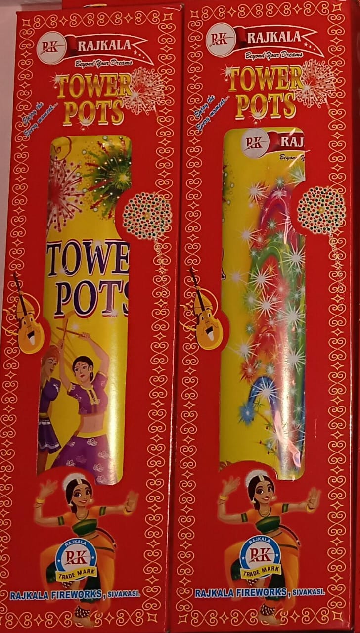 Flower Pots Fancy (2 ball)(1 Pce)